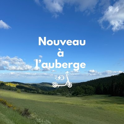 Balade en trottinettes électriques - Auberge du Tremplin_Le Bessat