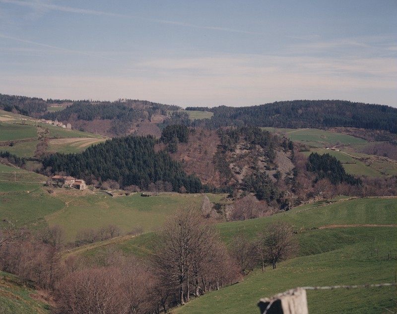 Vue sur le village de Graix